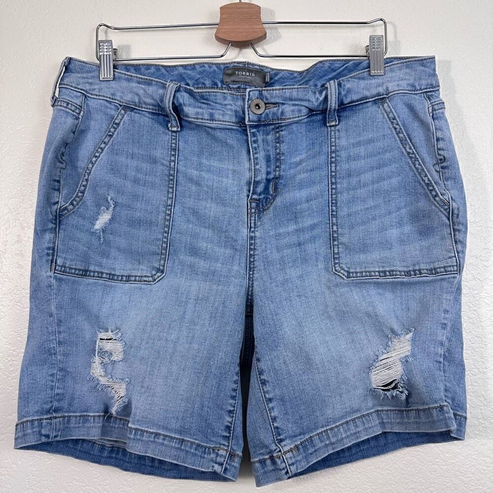 Torrid 5 Inch Vintage Stretch Mid-Rise Short Size 18 - Picture 3 of 10